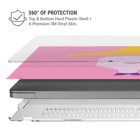 Adult Swim Adventure Time Princess Bubblegum MacBook Pro 14in (2021-24) Case plus Skin